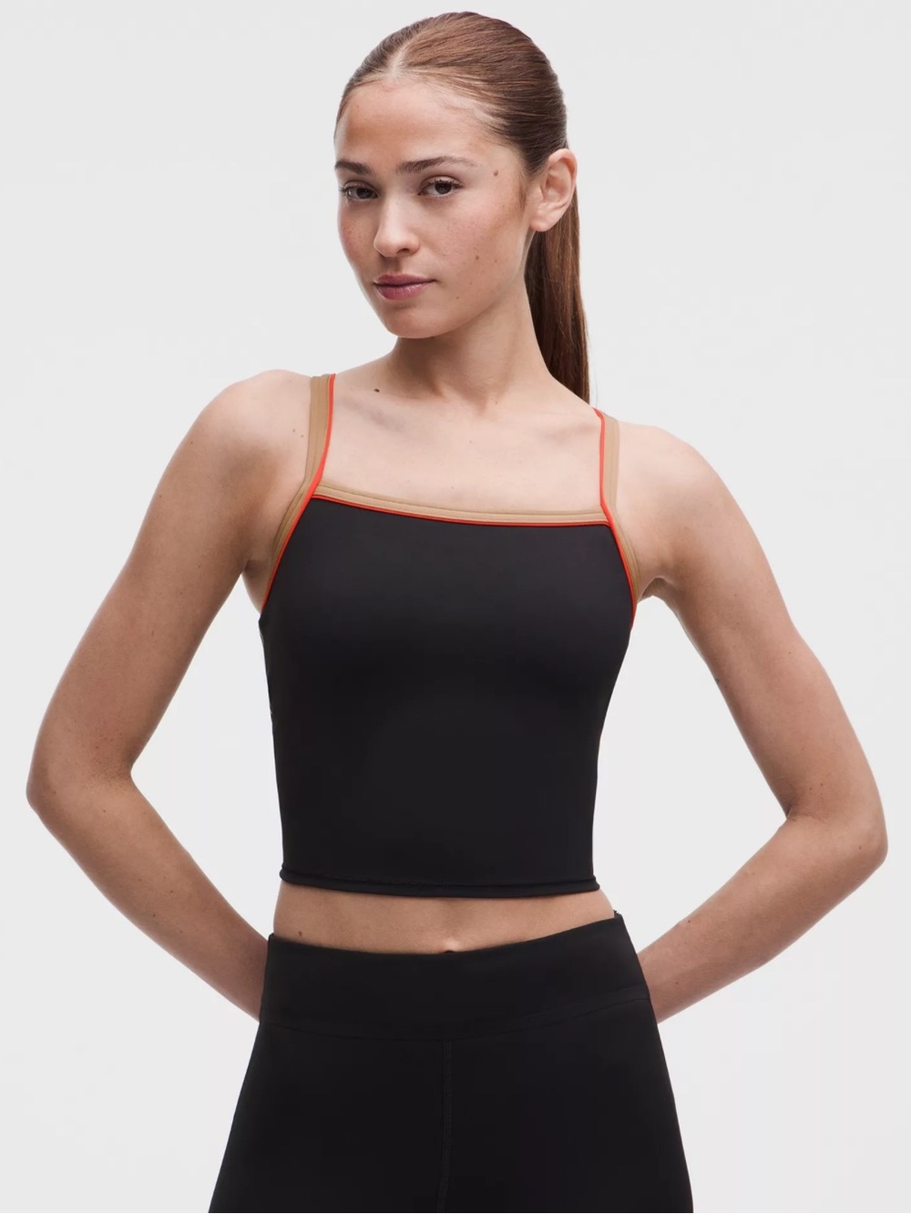 NWT lululemon athletica Nulux side stripe tank top